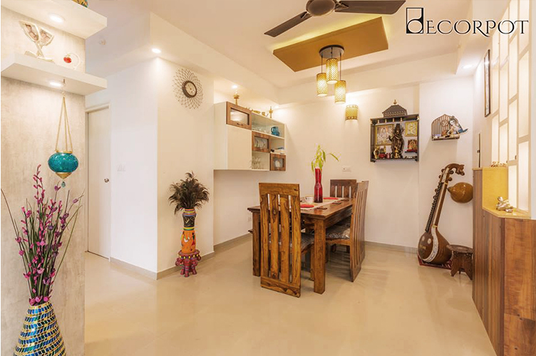 Dining Room Interior Design-4.Dining-2BHK, Akshay Nagar, Bangalore